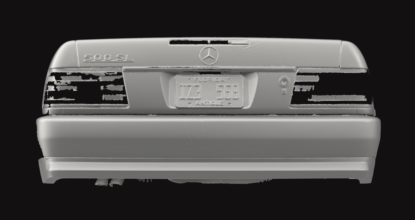 MR129 - PFL Type-A Rear lip for Prefacelift R129 (1989-1995) Digital Download for 3D printing