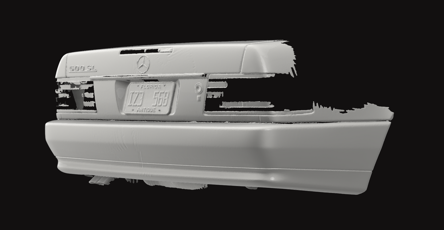 MR129 - PFL Type-A Rear lip for Prefacelift R129 (1989-1995) Digital Download for 3D printing